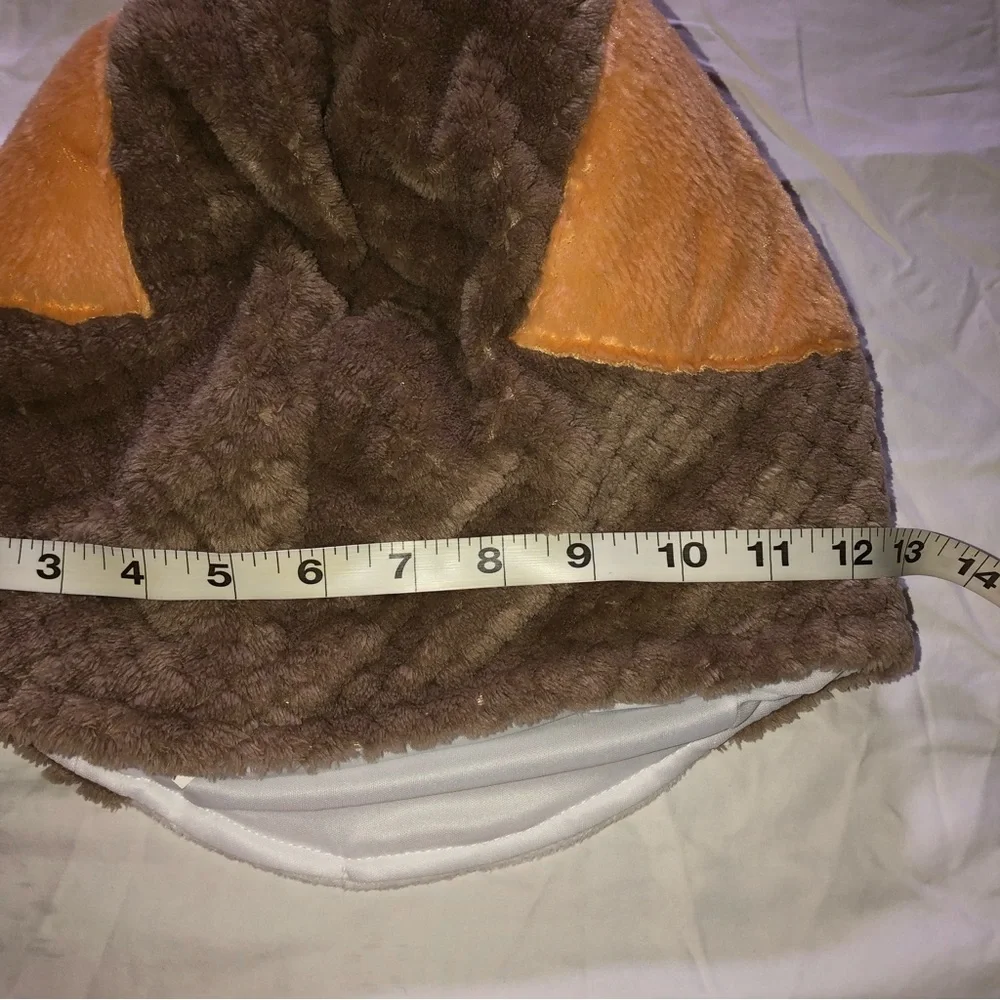 Kids size 4/6 Star Wars Porg 2 pc head + body . Lined and filled costume - Picture 15 of 16